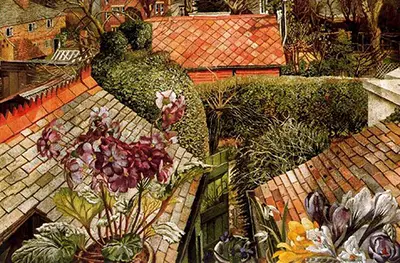 Flowers in a Window, Cookham Stanley Spencer
